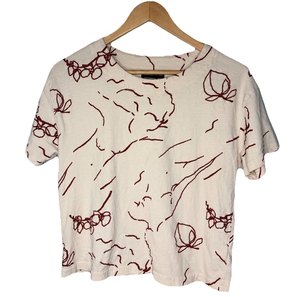 Urban Outfitters XS/S T Shirt Women’s Bodies Whimsy Fem Frolic 100% Cotton